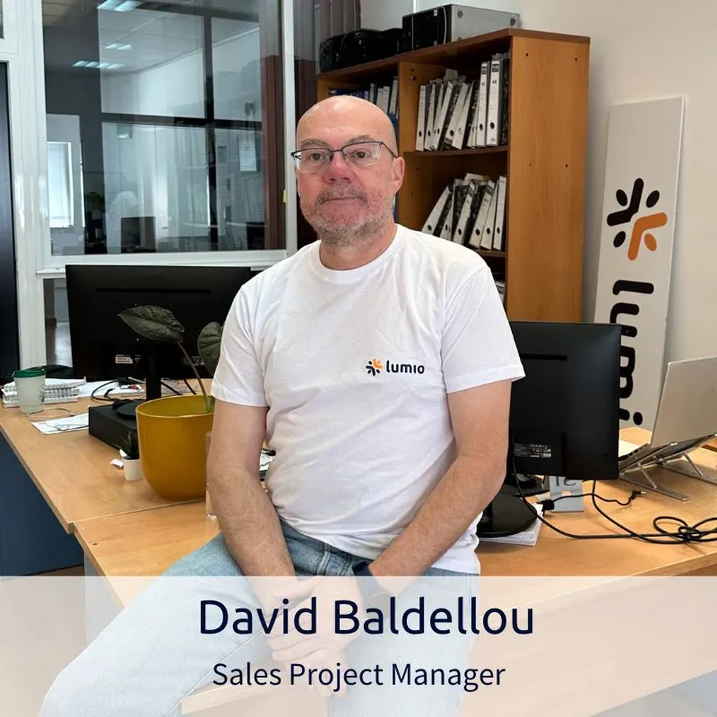 David Baldellou, Sales Project Manager de Lumio