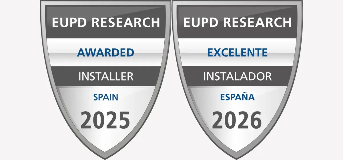 Lumio, premiada con el EUPD Research Installer Award 2026: dos años entre los mejores instaladores de placas solares de España