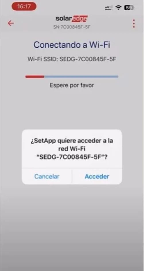 Wifi inversor SolarEdge