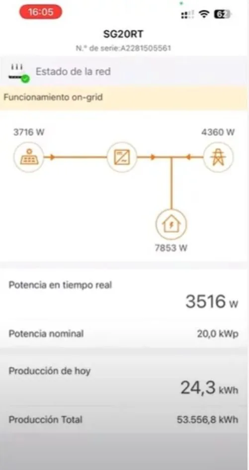 como reconectar el wifi del inversor Sungrow