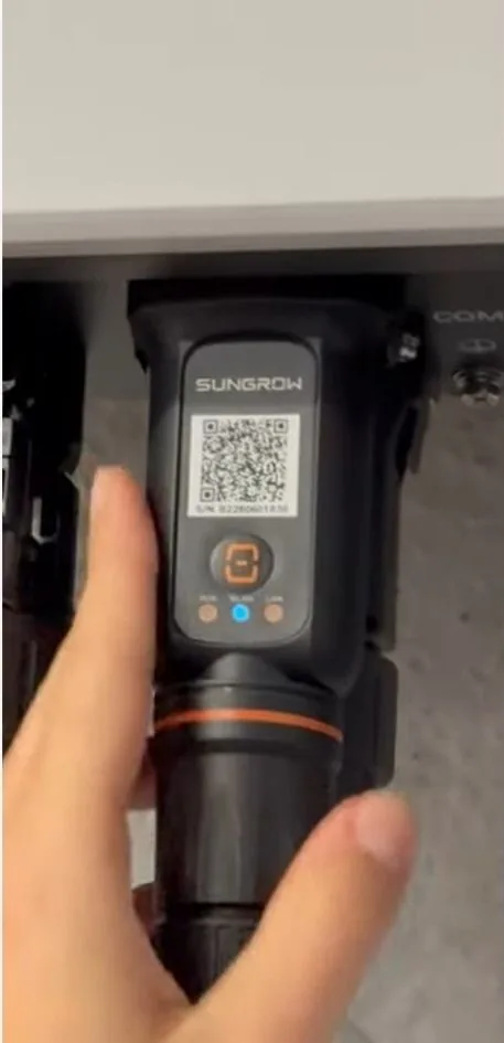 QR inversor Sungrow iSolarCloud