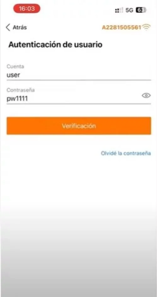 como reconectar el wifi del inversor Sungrow