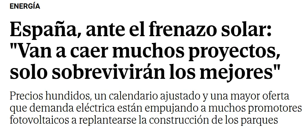 empresa de placas solares ha cerrado